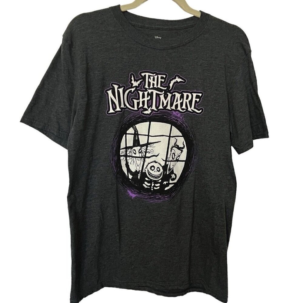 Disney Nightmare Before Christmas Graphic T-Shirt Lock Shock and Barrel Medium